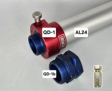 Load image into Gallery viewer, AL24 QD-1 QD-1b 24" tubes small thread quick connect quick change drill drive