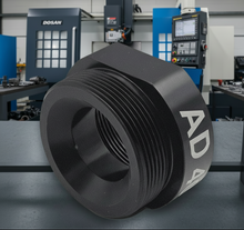 Load image into Gallery viewer, black threaded ad40 adapter for treewire stripping tools