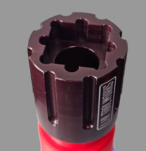 Load image into Gallery viewer, three quarter and five eights square socket end on threaded tool for extension tube
