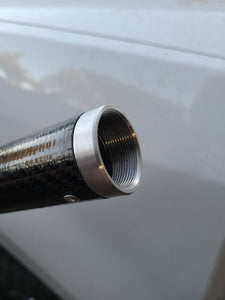 Carbon fiber tube with drive end