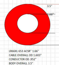 Load image into Gallery viewer, LR66xl 653 acsr 33kv head only
